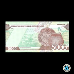 Uzbekistan 5.000 So’m 2021