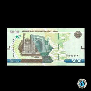 Uzbekistan 5.000 So’m 2021