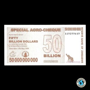 Zimbawe 50 Billion de Dólares 2008