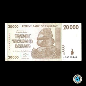 Zimbawe 20.000 Dólares 2008