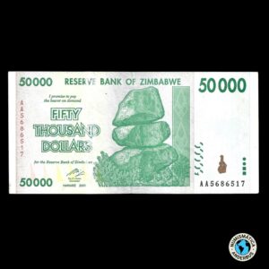 Zimbawe 50.000 Dólares 2008