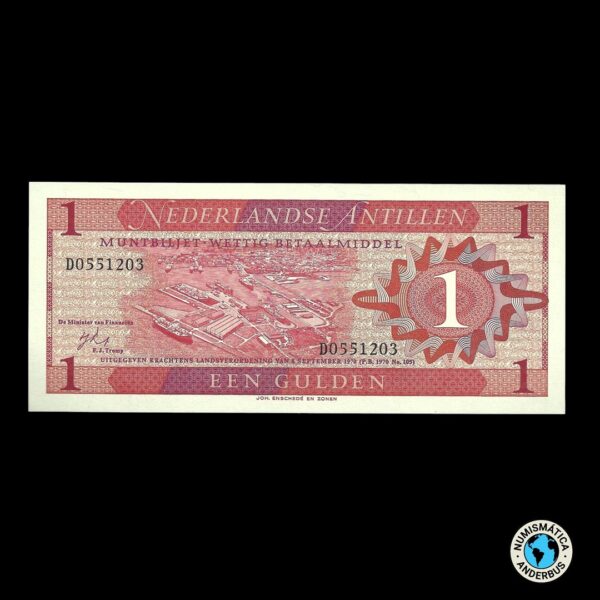 Antillas Holandesas 1 Gulden 1970