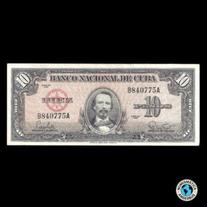 Cuba 10 Pesos 1960