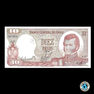 Chile 10 Pesos 1975