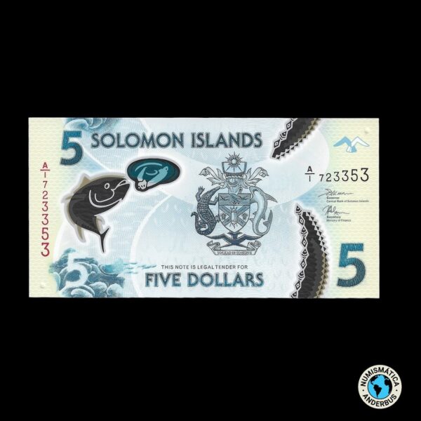 Islas Salomón 5 Dólares 2022 (ND)