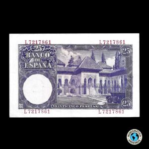 España 25 Pesetas 1954