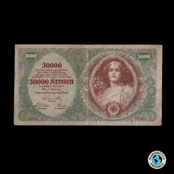 Austria 50.000 Kronen 1922