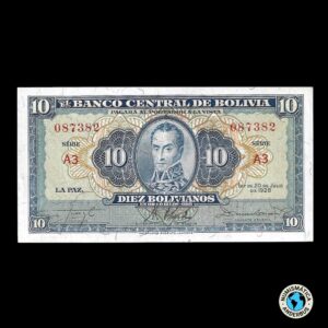 Bolivia 10 Bolivianos 1928