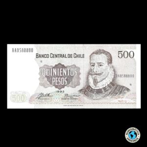 Chile 500 Pesos 1992