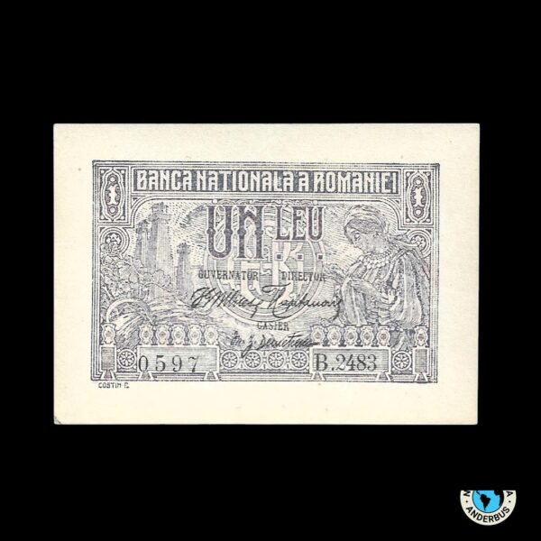 Rumania 1 Leu 1915
