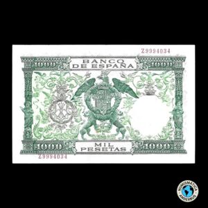 España 1.000 Pesetas 1957