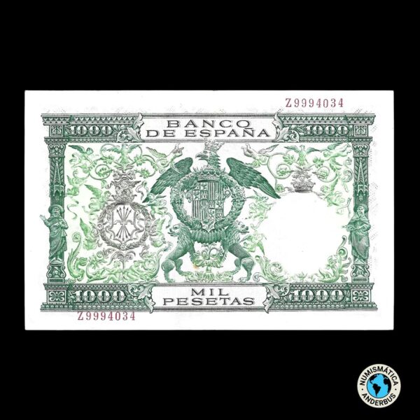 España 1.000 Pesetas 1957 - Imagen 2