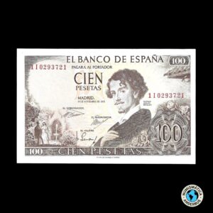 España 100 Pesetas 1965
