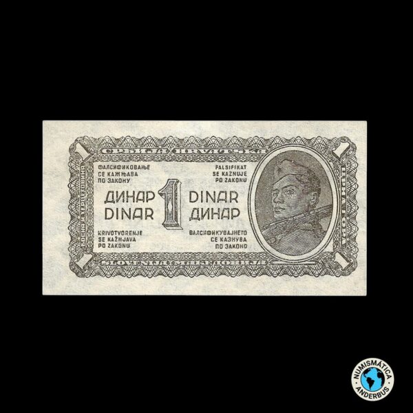 Yugoslavia 1 Dinar 1944