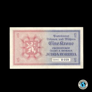 Bohemia y Moravia 1 Corona 1940 (ND)