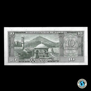 Bolivia 10 Bolivianos L. 1945