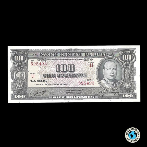Bolivia 100 Bolivianos 1945