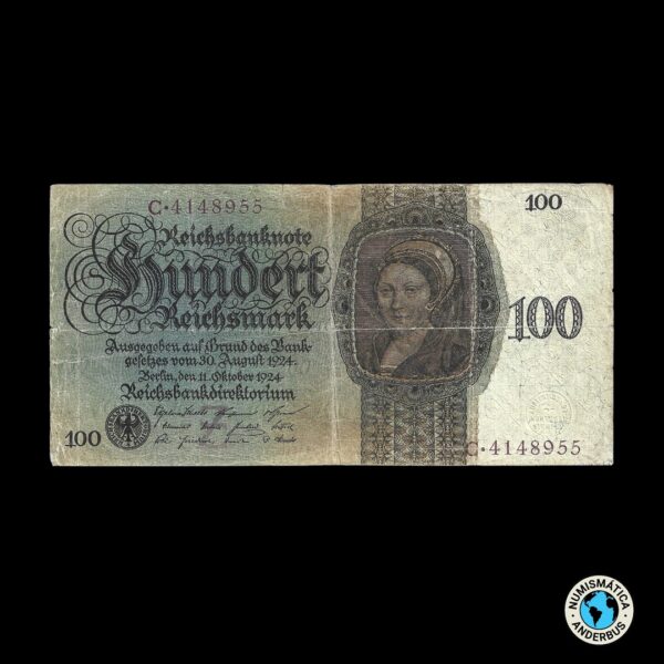 Alemania 100 Reichsmark 1924