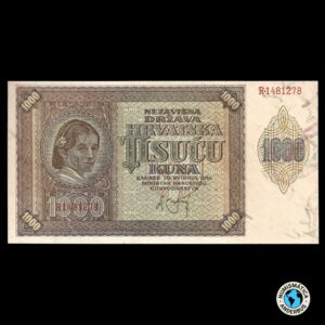 Croacia 1.000 Kuna 1941