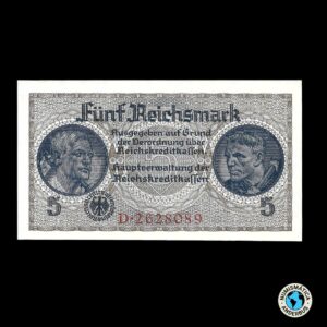 Alemania (3er. Reich) 5 Reichsmark 1940-1945 (ND)
