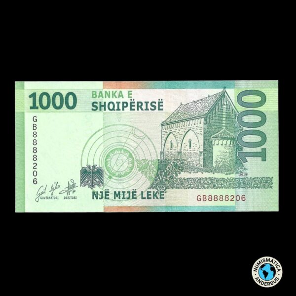 Albania 1.000 Leke 2019 - Imagen 2