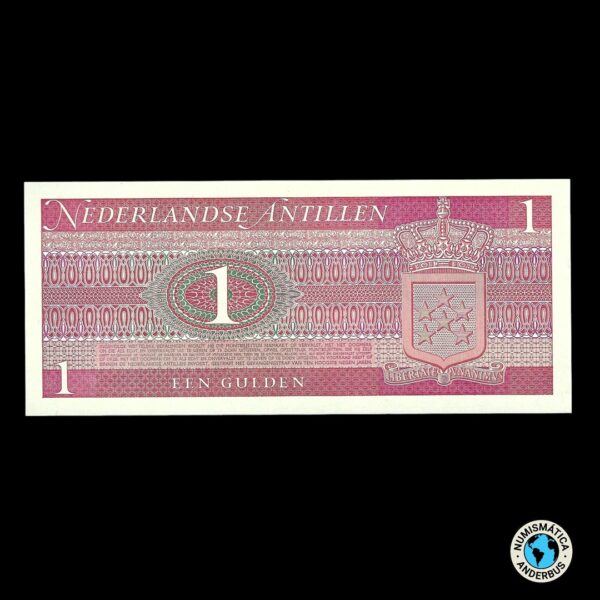 Antillas Holandesas 1 Gulden 1970 - Imagen 2