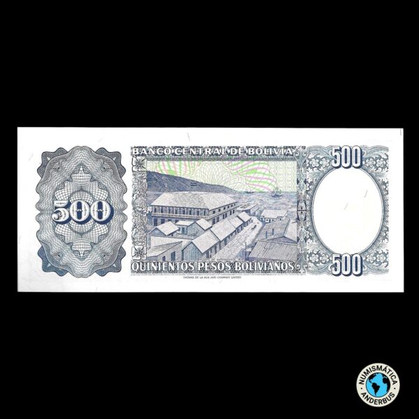 Bolivia 500 Pesos Bolivianos 1981 - Imagen 2