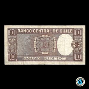 Chile 10 Pesos 1944