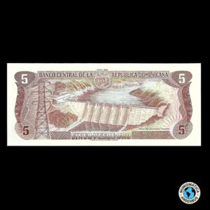 República Dominicana 5 pesos 1988