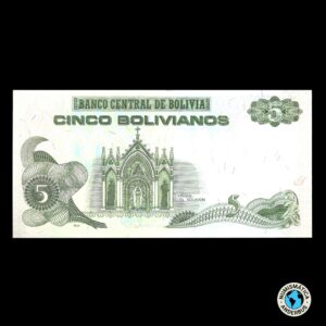 Bolivia 5 Bolivianos 1986 (1995)