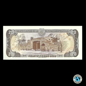 República Dominicana 20 pesos 1990
