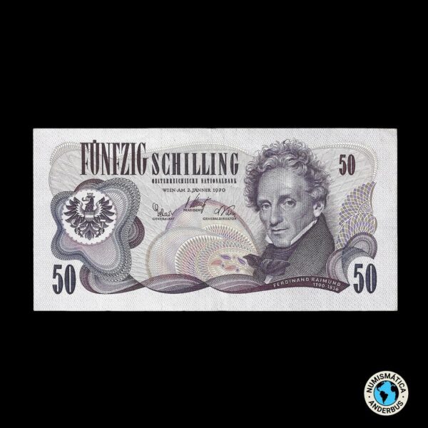Austria 50 Schilling 1970