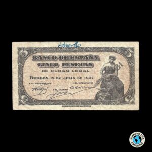España 5 Pesetas 1937