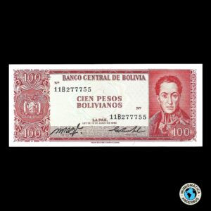 Bolivia 100 Bolivianos 1983 (L. 1962)