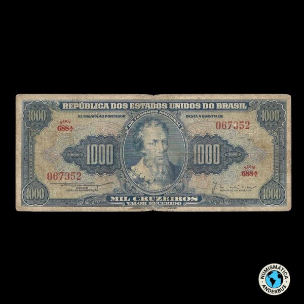 Brasil 1000 Cruzeiros 1953/59