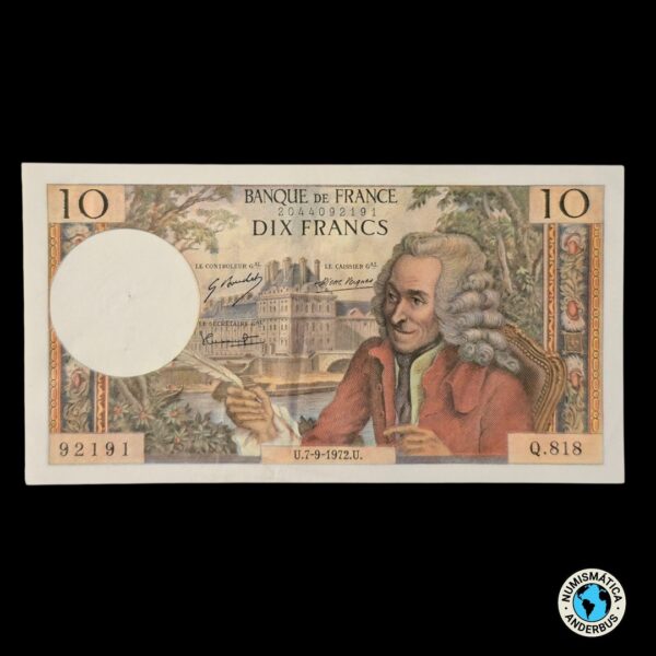 Francia 10 Francos 1972
