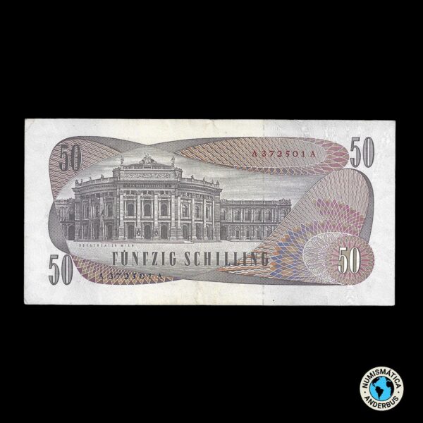 Austria 50 Schilling 1970 - Imagen 2