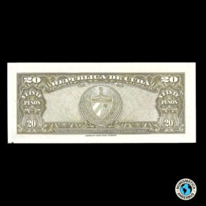 Cuba 20 Pesos 1958