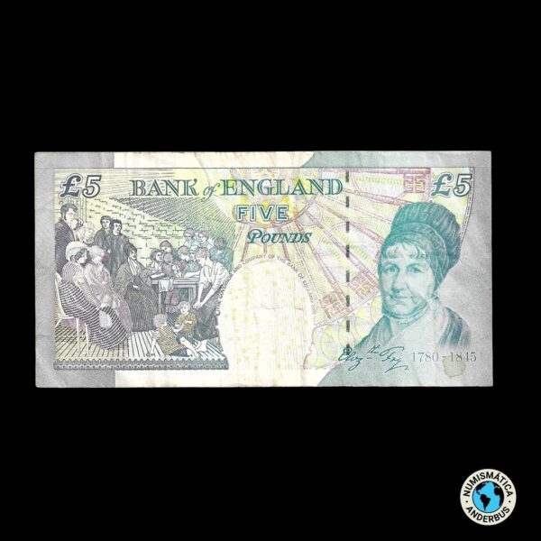 Inglaterra 5 Libras 2004 - 2011 - Imagen 2