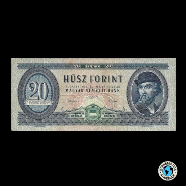 Hungría 20 Forint 1957