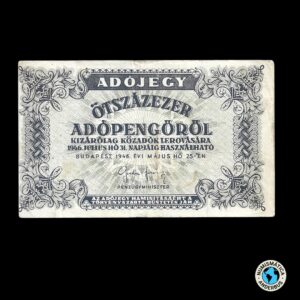 Hungria 500.000 Ado Pengo 1946