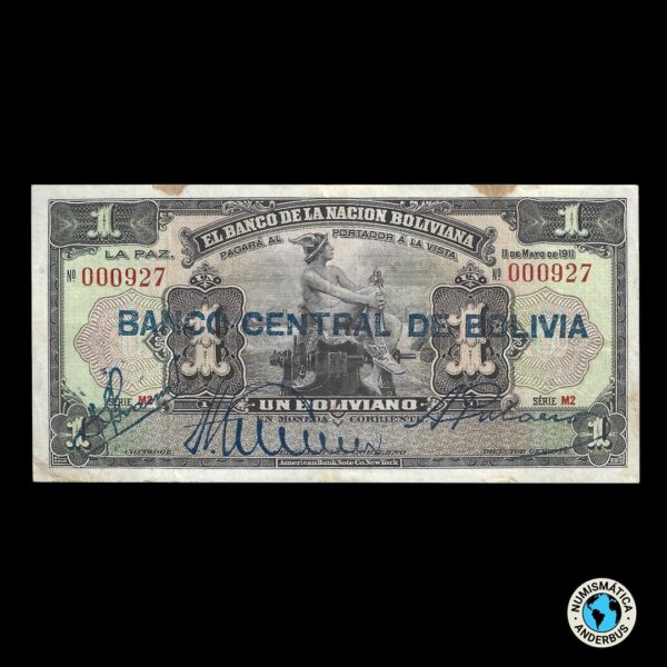 Bolivia 1 Boliviano 1911