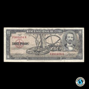 Cuba 10 Pesos 1958