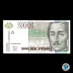 Colombia 2000 Pesos 2005