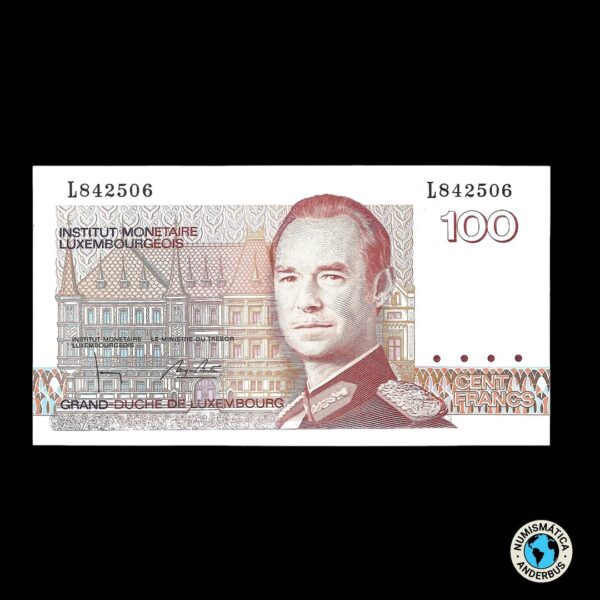 Luxemburgo 100 Francos 1986