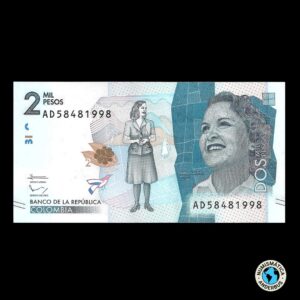 Colombia 2000 Pesos 2015 (2016)