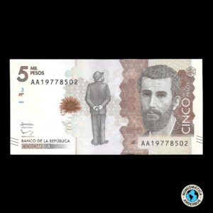Colombia 5.000 Pesos 2015