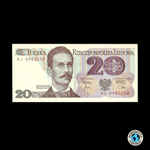 Polonia 20 Zlotych 1982