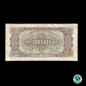Rumania 3 Lei 1952