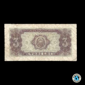 Rumania 3 Lei 1952